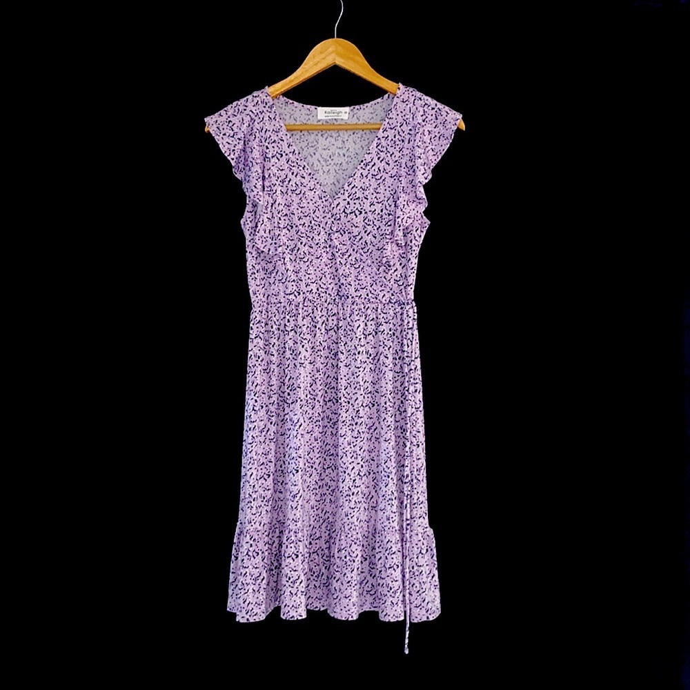 Kaileigh Lavender Patterned Dress